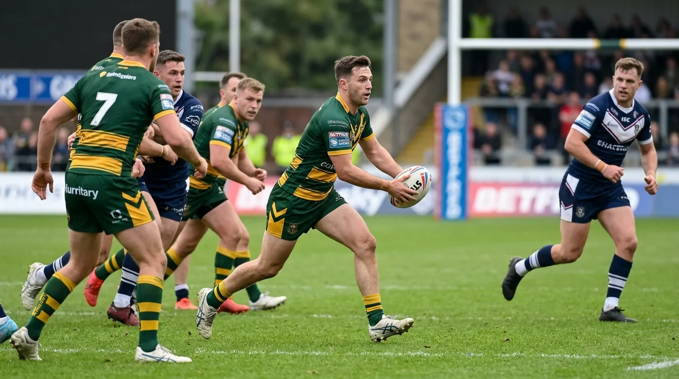 Gedrängehalb als Schlüsselposition für Rugby League Wettlinie und Try-Scorer