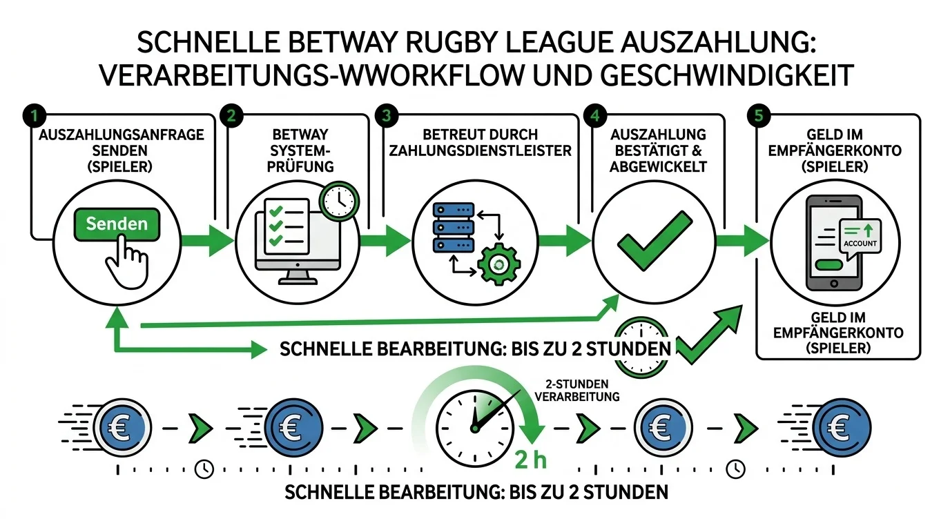 Betway schnelle Auszahlungsgeschwindigkeit für Rugby League Wettgewinne