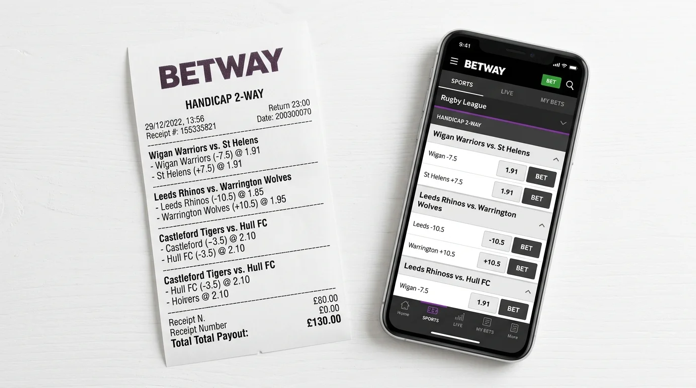 Betway Handicap-Linien für Rugby League NRL und Super League Wetten