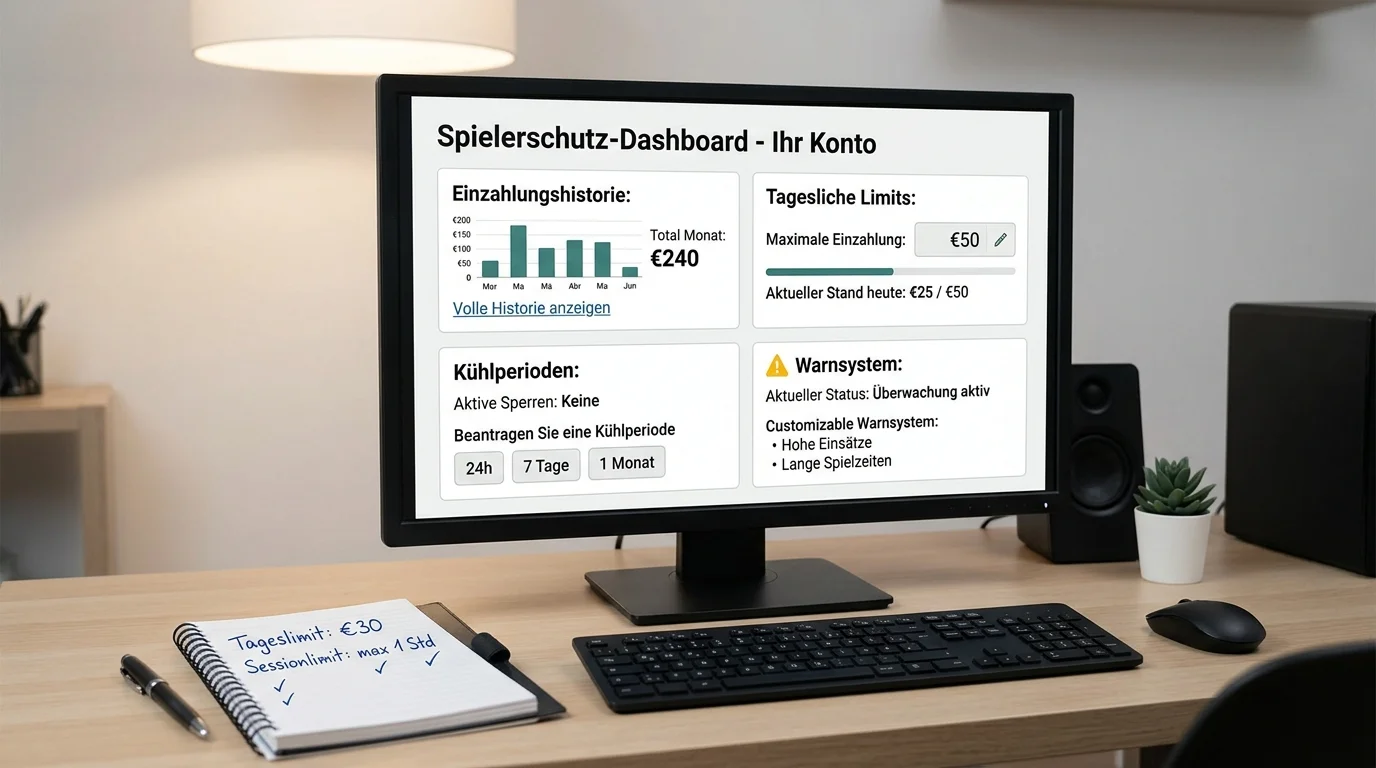 Spielerschutz-Tools bei GGL-lizenzierten Sportwetten-Anbietern: Zeitlimits, Kühlperioden und Einzahlungshistorie