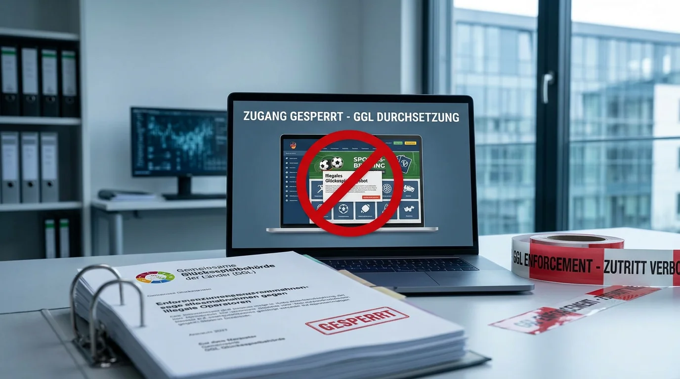 GGL-Durchsetzung gegen illegale Sportwetten in Deutschland: Zahlungsblockaden, Abmahnungen und Schwarzmarktbekämpfung