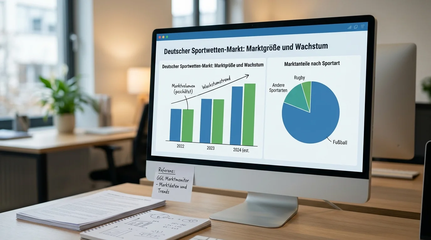 Deutschlands Sportwettenmarkt 2025: GGL Marktmonitor Zahlen zu Online-Sportwetten und Schwarzmarktanteil