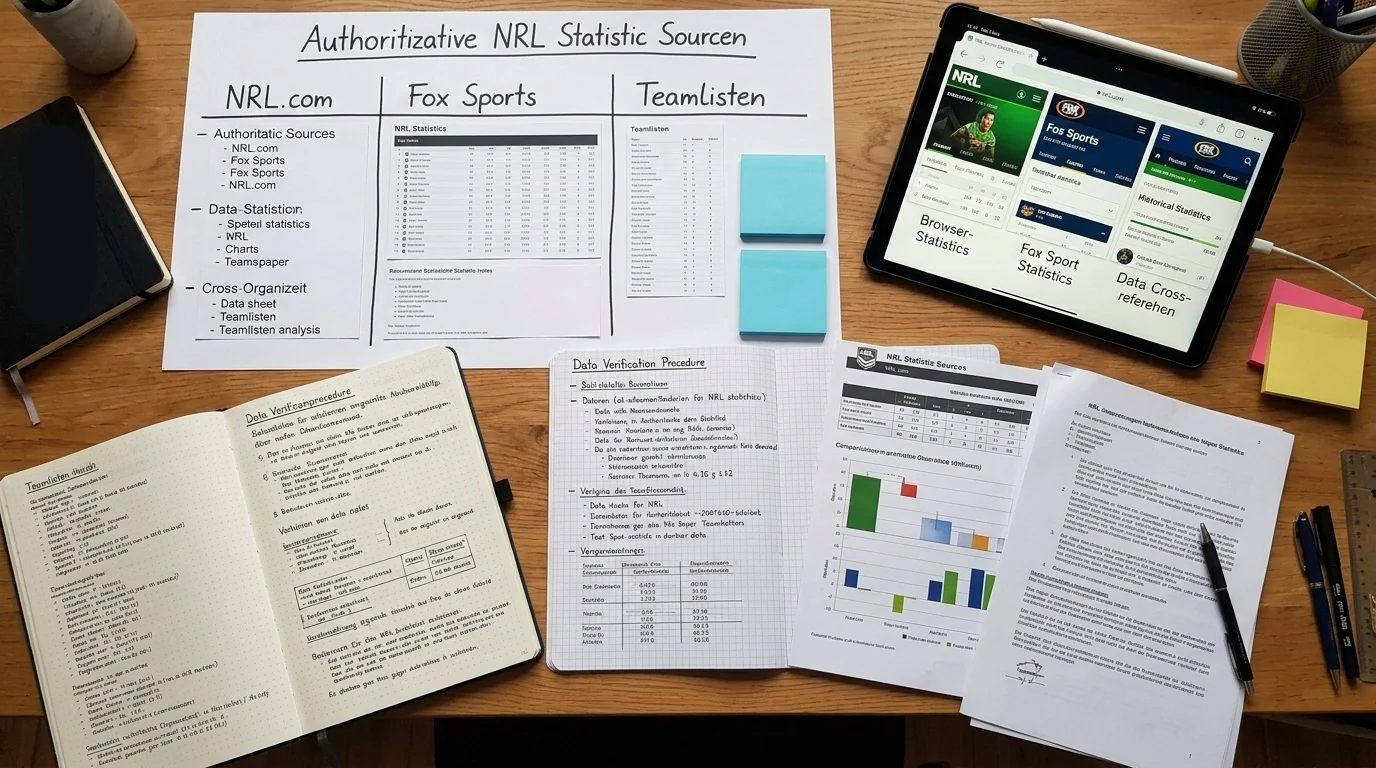 Zuverlässige Datenquellen für NRL Spielerwetten Props mit offiziellen Statistikquellen