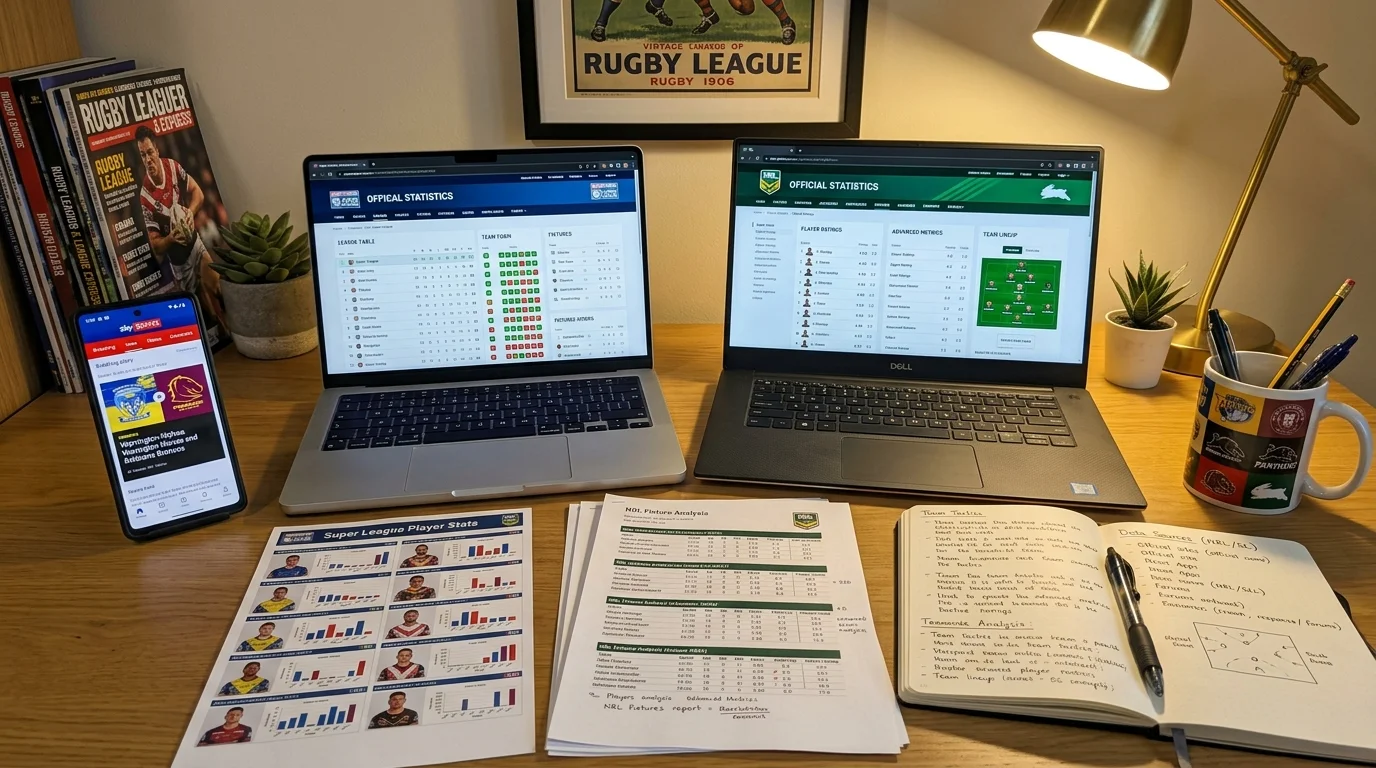 Informationsquellen NRL Super League Statistiken Aufstellungen Wettentscheidungen