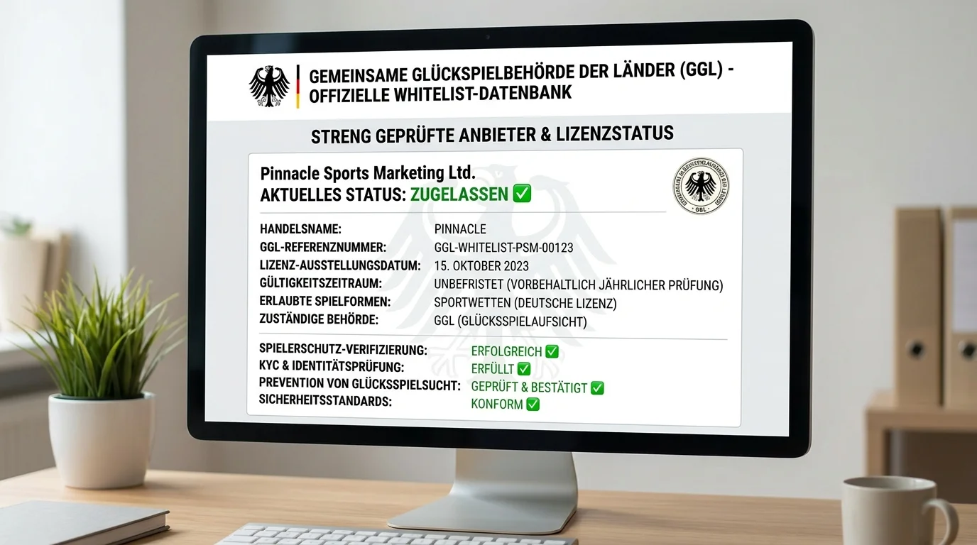 Pinnacle GGL-Lizenzstatus und Whitelist-Prüfung für deutsche Rugby League Wetter