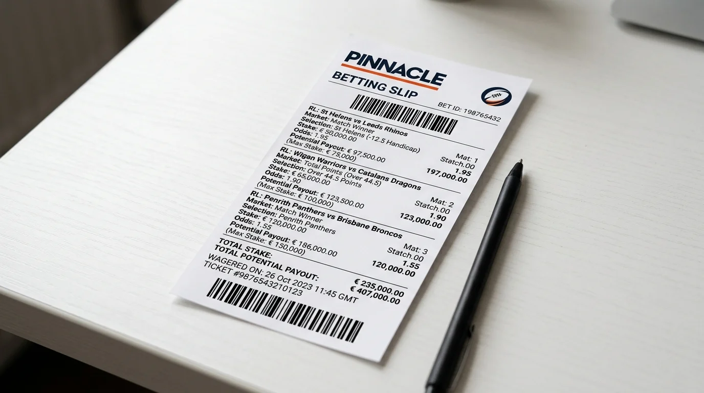 Pinnacle hohe Wettlimits für Rugby League NRL und Super League Profiwetter
