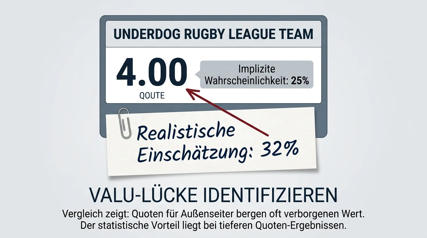Außenseiter-Quoten im Rugby League: Warum Underdog-Quoten oft besseren Wert bieten als erwartet