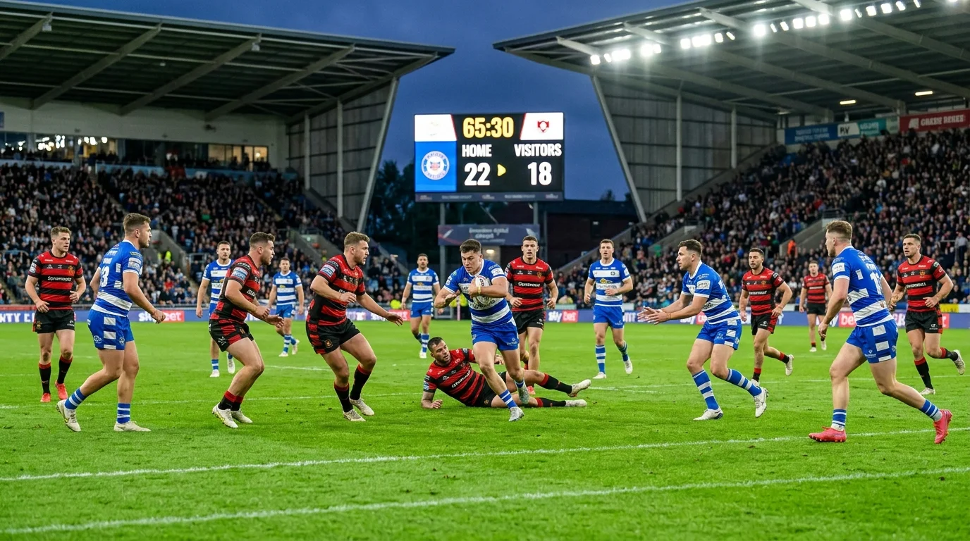 Scoring-Muster in der zweiten Halbzeit beim Rugby League für Halbzeit-Endstand-Wetten