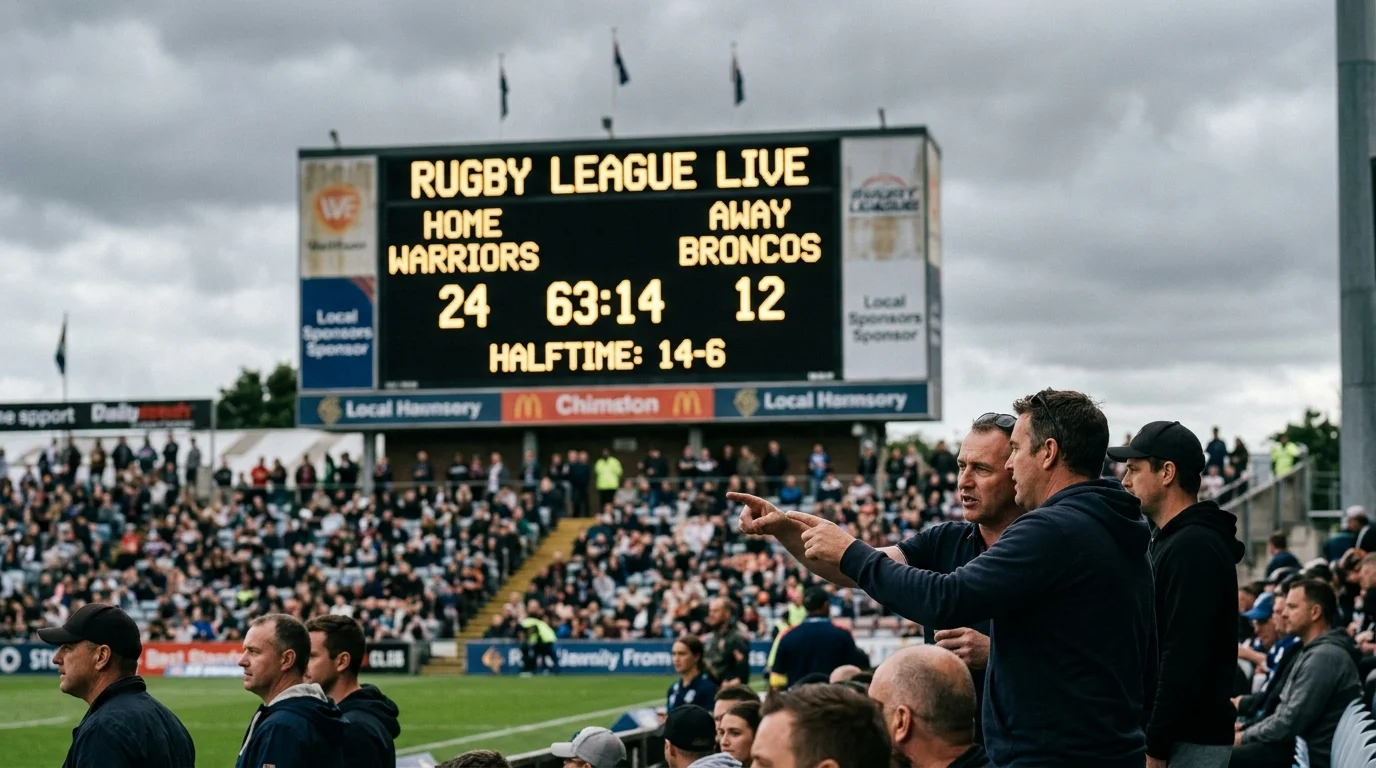 Rugby League Frühführung und Comeback-Dynamik bei In-Play-Wetten