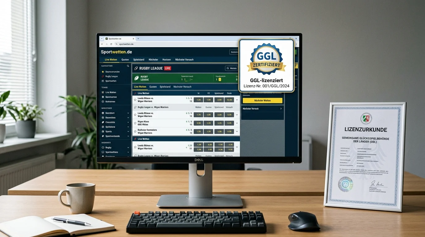 GGL-lizenzierte Buchmacher für Rugby League Live-Wetten in Deutschland