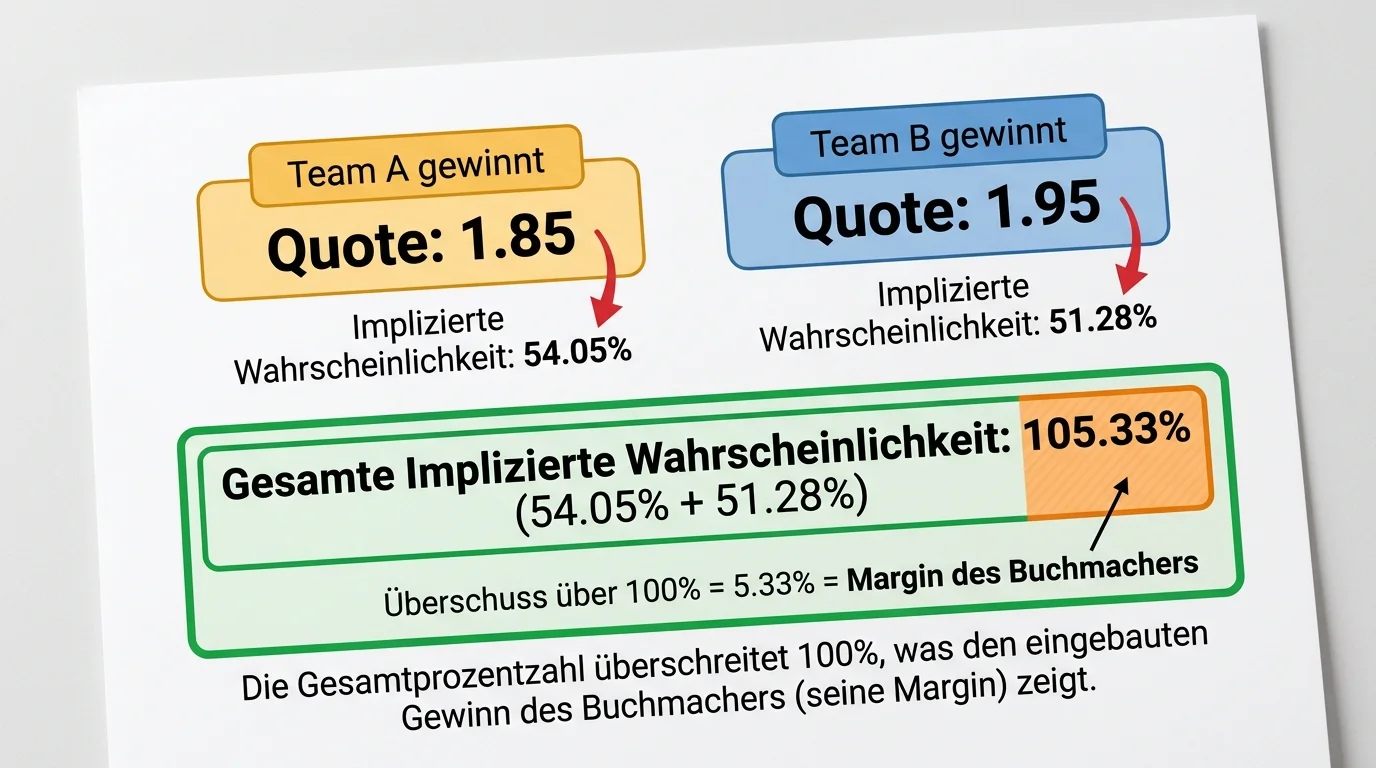 Buchmacher-Margin bei Rugby League Wetten: wie versteckte Marge in Dezimalquoten eingepreist ist