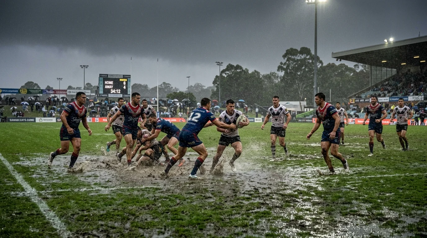 Wettereinfluss auf Rugby League Wetten Über-Unter-Märkte Regen Wind Super League