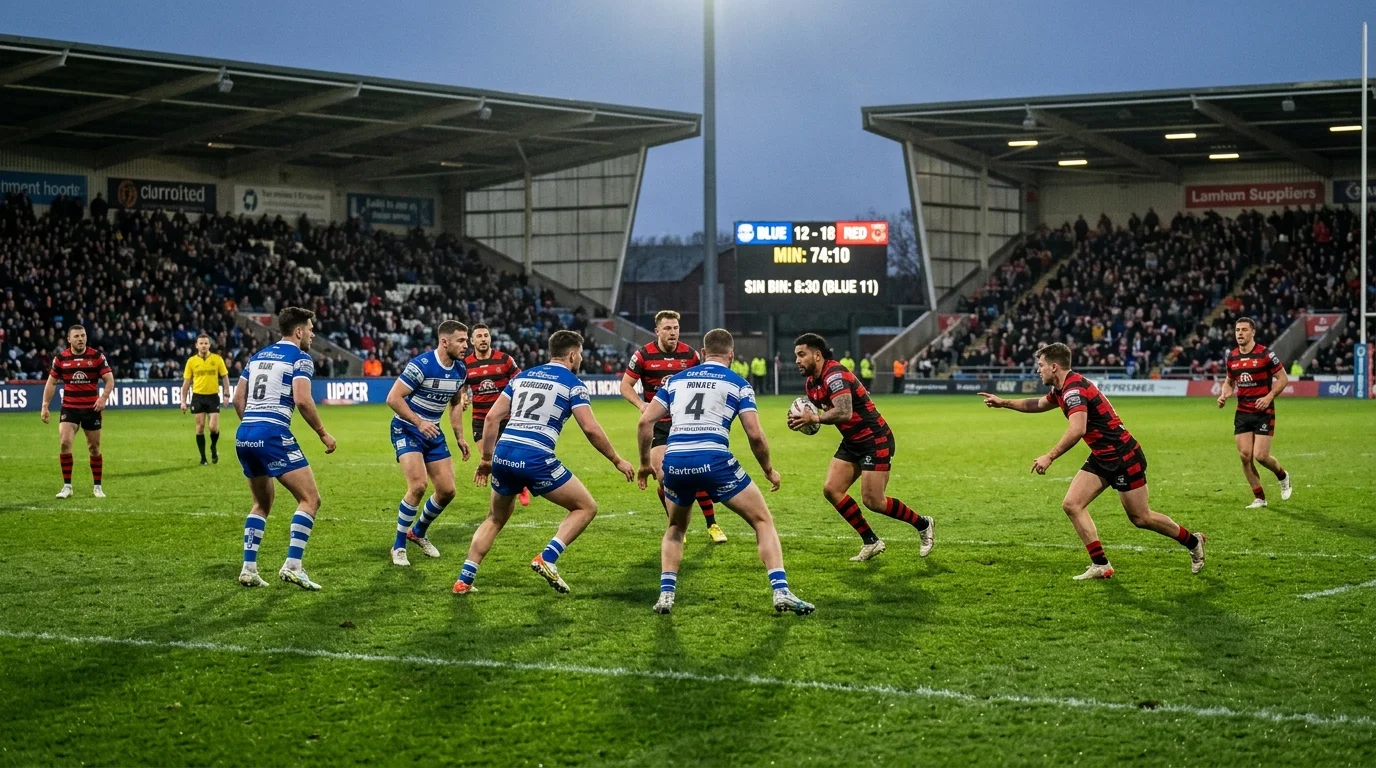 Unterzahl durch Sin Bin im Rugby League: Auswirkungen auf Handicap- und Über-Unter-Live-Märkte