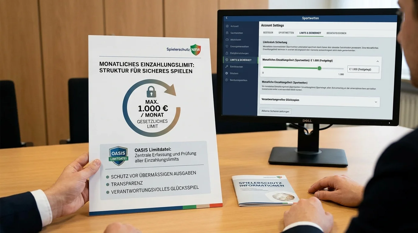 Spielerschutz bei Sportwetten in Deutschland: Einzahlungslimit, Limitdatei und Spielersperrdatei der GGL erklärt