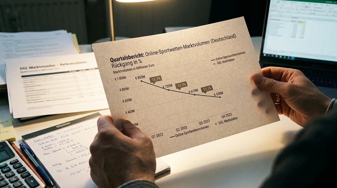 Marktvolumen-Rückgang beim deutschen Sportwettenmarkt durch Sportwettensteuer und GlüStV 2021 Auswirkungen