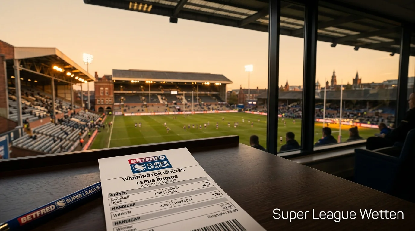 Super League Wetten in Deutschland: Europäische Rugby-Liga tippen mit GGL-lizenzierten Anbietern 2026