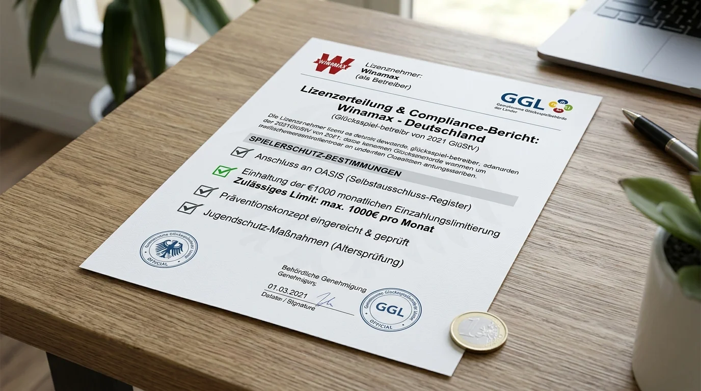 Winamax GGL-Lizenz in Deutschland mit Erlaubnissiegel und Spielerschutz für Rugby-Wetter